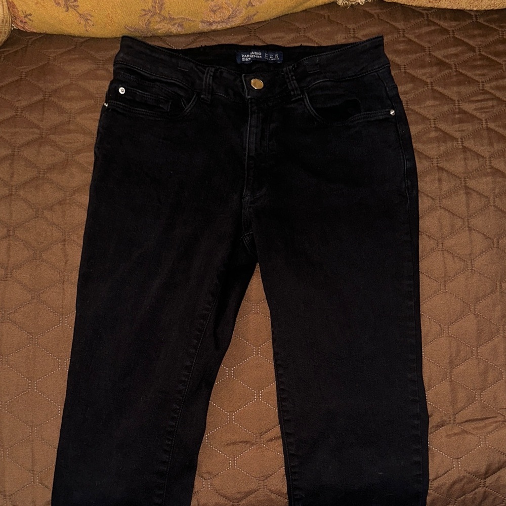 Zara Women's Classic Black Skinny Jeans